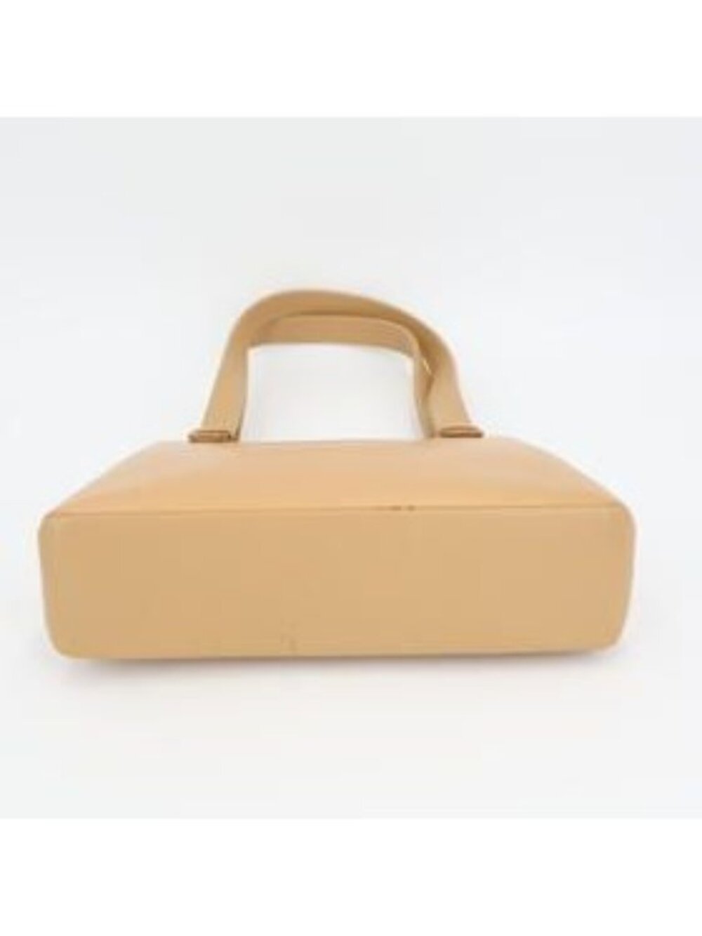 Chanel Logo Tote Shoulder Bag Leather - Picture 6 of 7